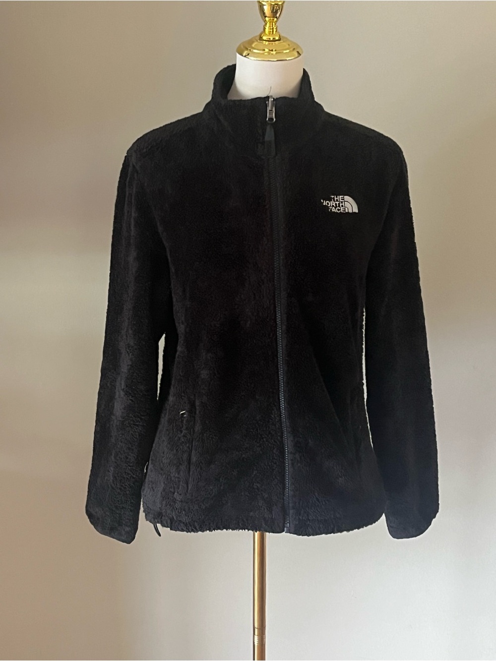 Woman’s Medium The North Face Fleece- Black